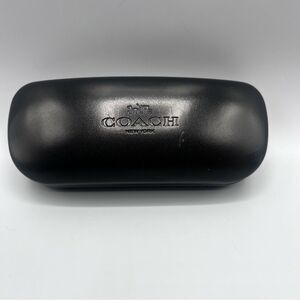 Coach Black Clamshell Eyeglass Case